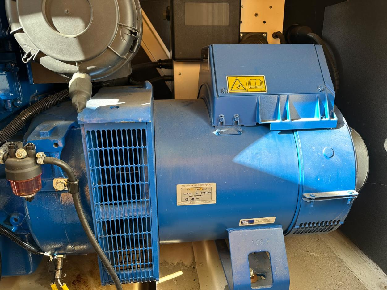 Leroy Somer alternator close-up - 2012 used 100 kVA prime / 110 kVA standby generator