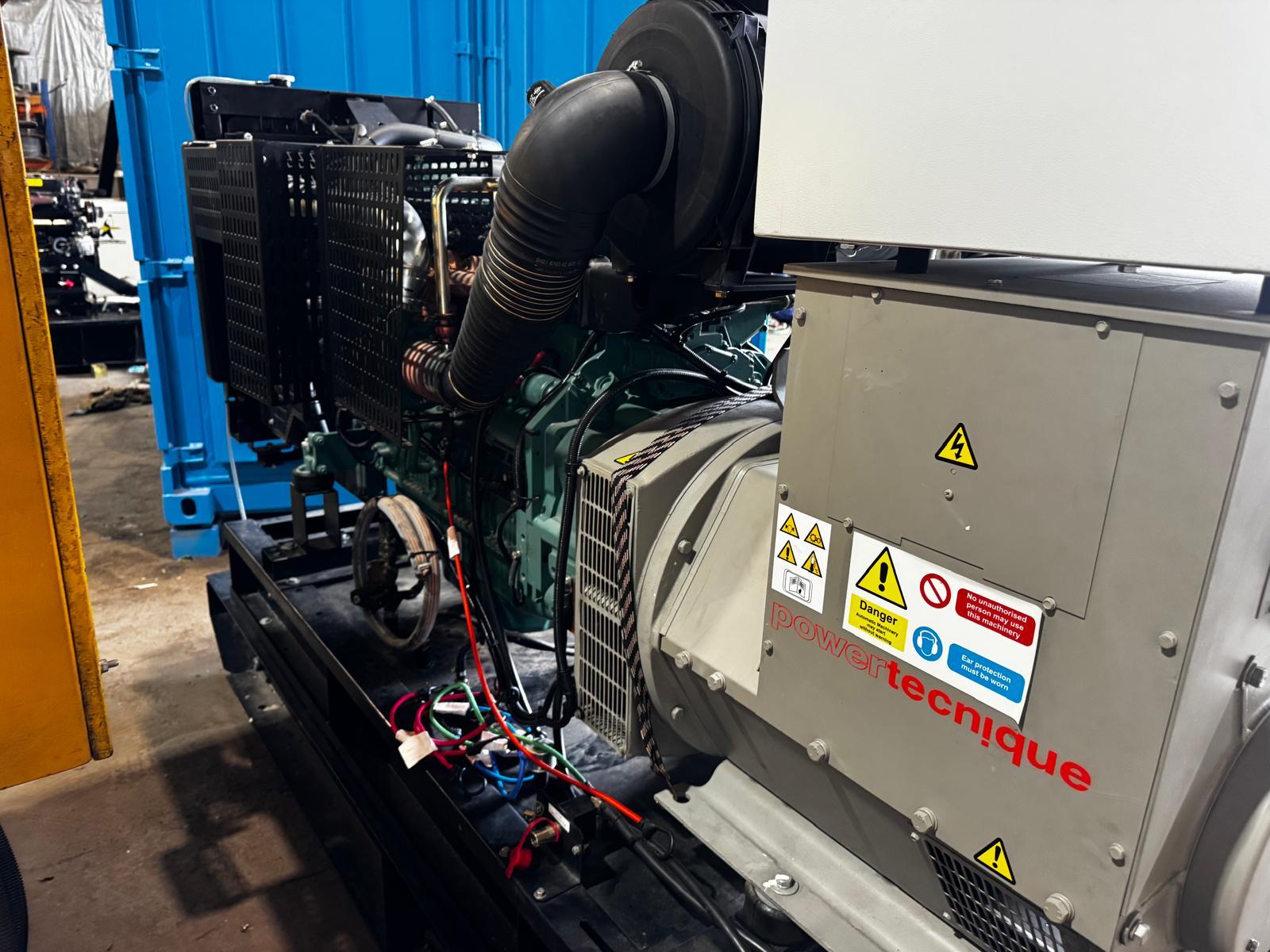 Stamford alternator and control housing - 2008 Volvo 150 kVA used generator